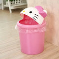 New Sanrio Hello Kitty Dustbin Trash Can Rubbish Bin Garbage Binsanrio Kawaii Trash Paper Basket Can Living Room Bedroom