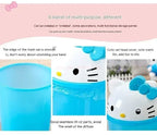 New Sanrio Hello Kitty Dustbin Trash Can Rubbish Bin Garbage Binsanrio Kawaii Trash Paper Basket Can Living Room Bedroom