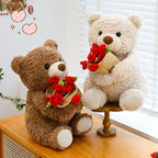 Pluszowy Miś "Rose Love" z Bukietem Róż – Romantyczny Prezent