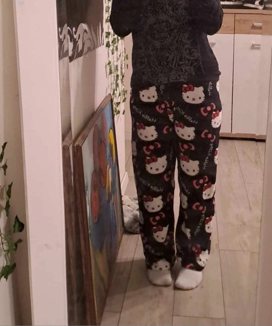 Spodnie Piżamowe Hello Kitty Y2K