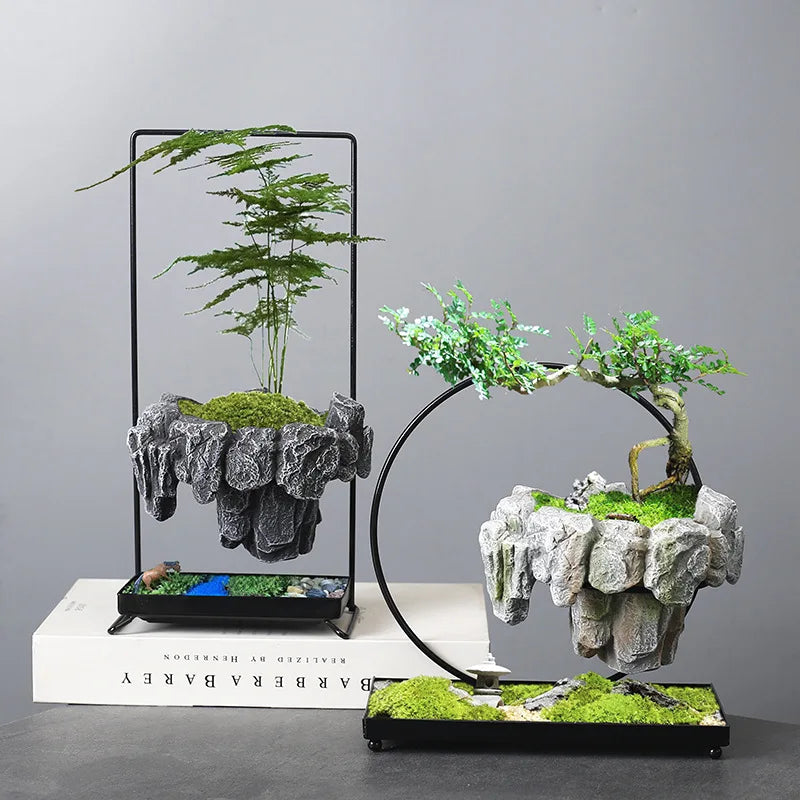 Lewitująca doniczka magnetyczna bonsai – nowoczesna ozdoba na biurko