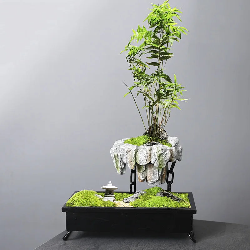 Lewitująca doniczka magnetyczna bonsai – nowoczesna ozdoba na biurko