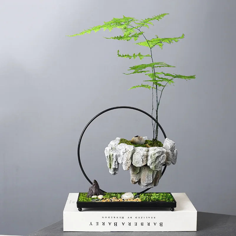 Lewitująca doniczka magnetyczna bonsai – nowoczesna ozdoba na biurko