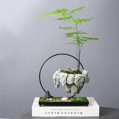 Lewitująca doniczka magnetyczna bonsai – nowoczesna ozdoba na biurko