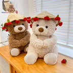 Pluszowy Miś "Rose Love" z Bukietem Róż – Romantyczny Prezent