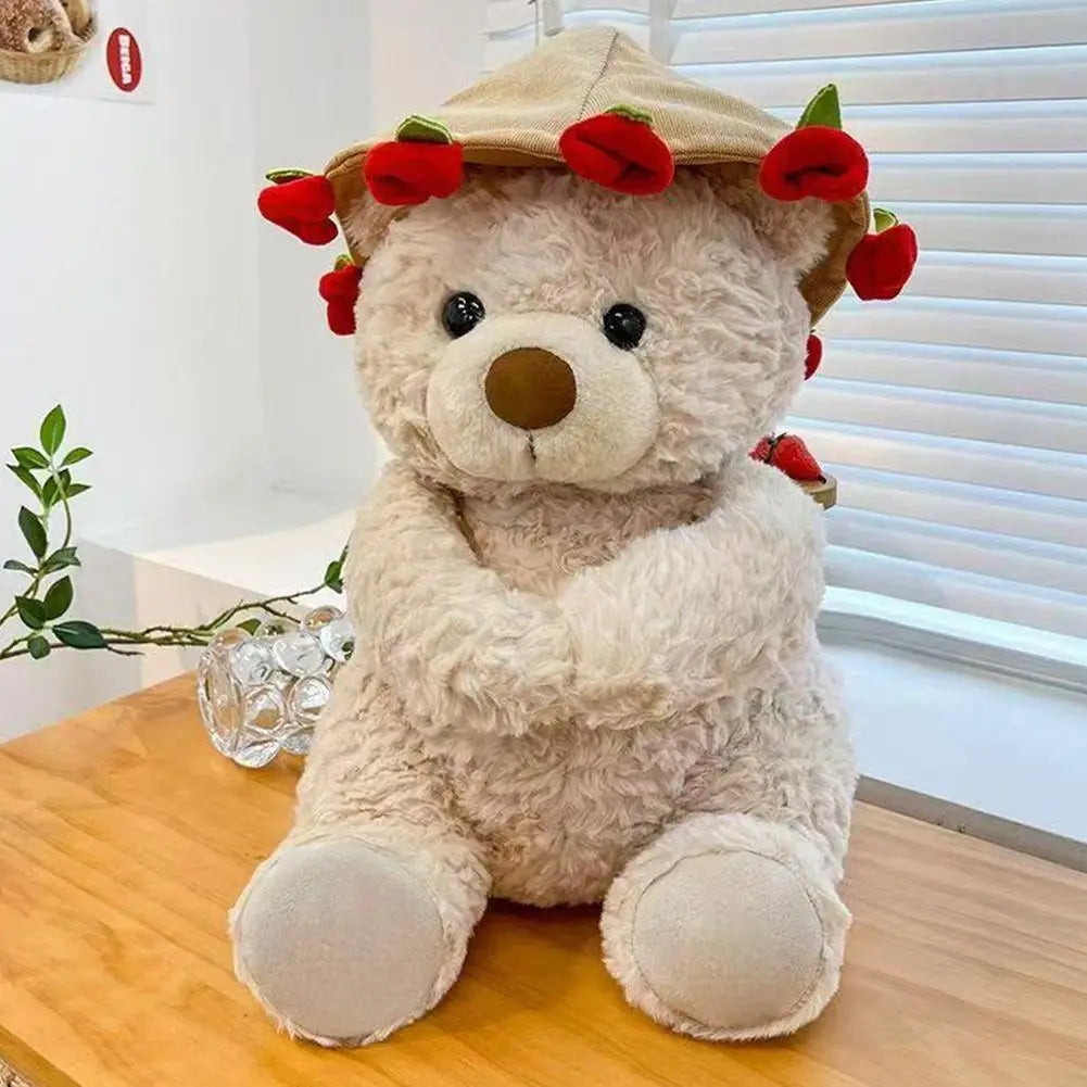 Pluszowy Miś "Rose Love" z Bukietem Róż – Romantyczny Prezent